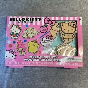 Hello Kitty and Friends Decorate Your Own Wooden Characters Crat Kit NEW